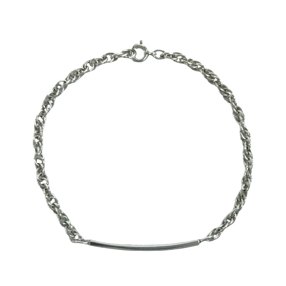 TIFFANY&Co. Tiffany Vintage ID Bracelet, Sterling Silver 925, Accessory, 33055